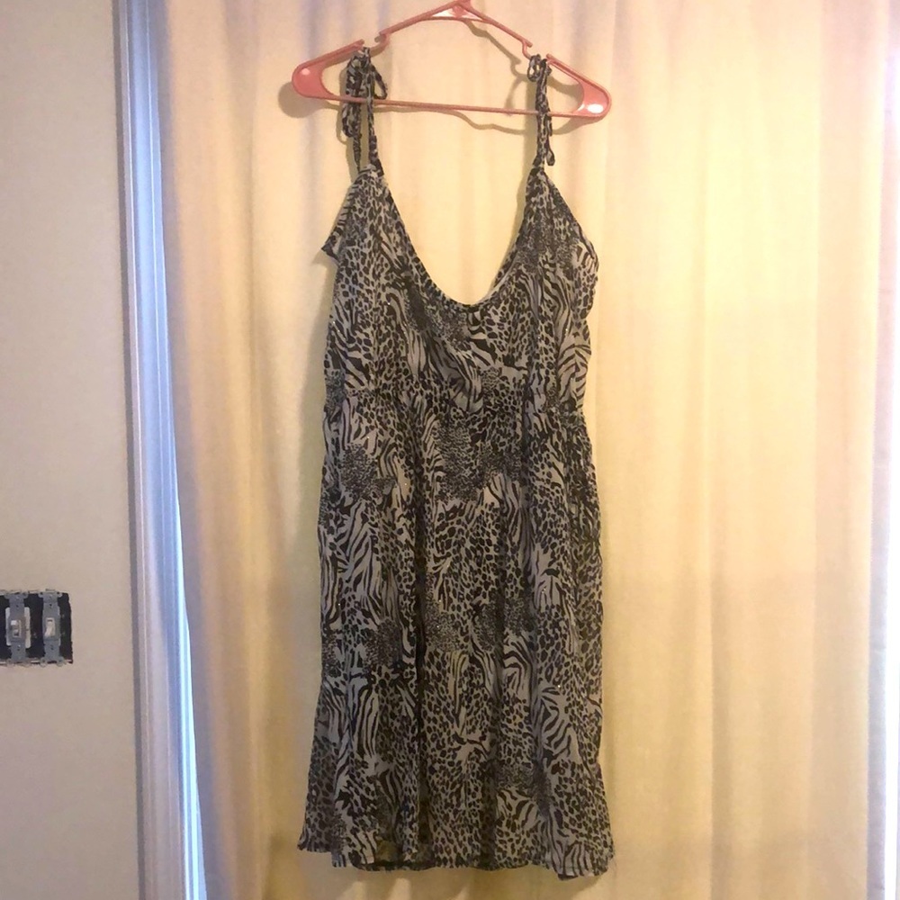 🔹4 for $30 New in Bag Shein Tie Shoulder Dress, size 1XL